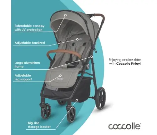 Sport Stroller Coccolle Finley Sand beige
