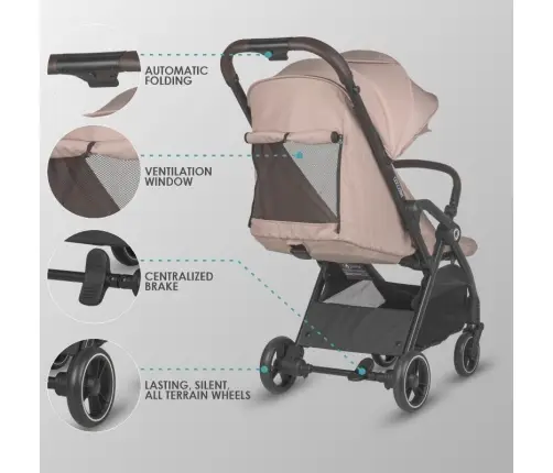 Autofold Sport Stroller Coccolle Arella Sand beige