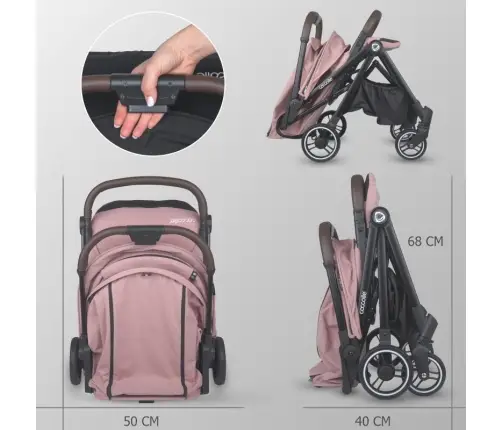 Autofold Sport Stroller Coccolle Melia Blush Rose