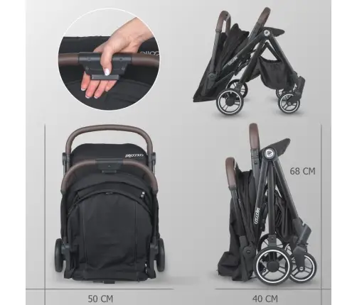 Autofold Sport Stroller Coccolle Melia Diamond black