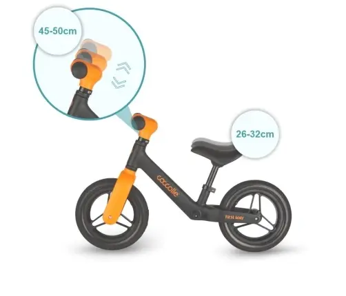 Balance bike Coccolle First Way Orange Shadow