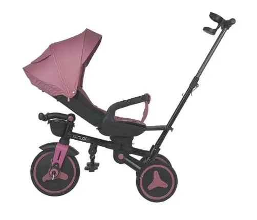 Coccolle Urbio Plus foldable tricycle Smoked Pink