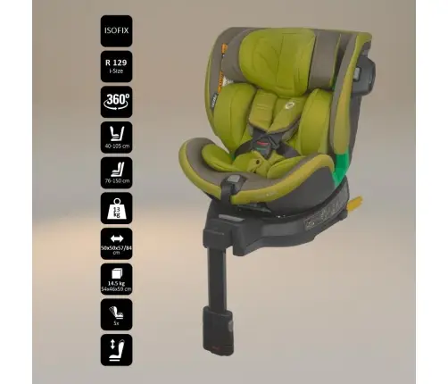 iSize 40-150 cm Coccolle Mago Olive khaki