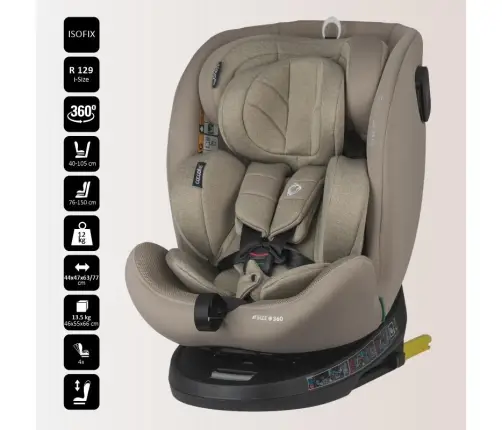 iSize 40-150 cm Coccolle Nova Sand beige