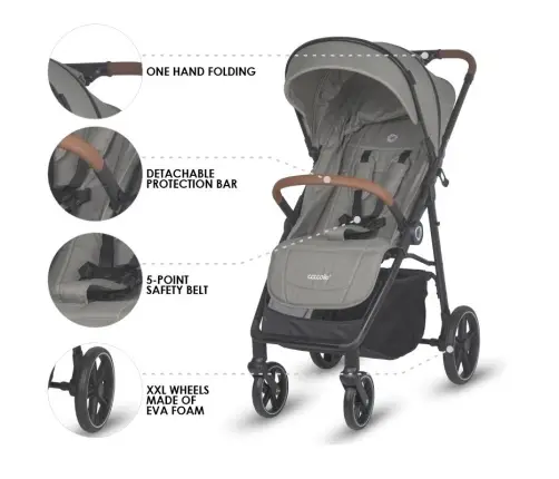 Sport Stroller Coccolle Finley Sand beige