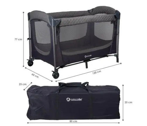 Baby Crib  Coccolle  Insieme Greystone