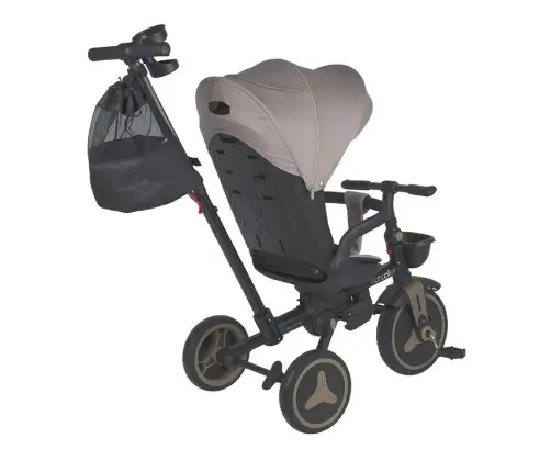 Coccolle Urbio Plus foldable tricycle Mocha Beige