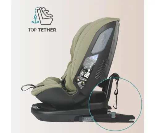 i-Size rotating car seat 40-150 cm Coccolle Velsa Moss green