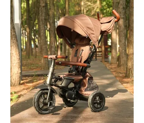 Tricycle Qplay Rito Deluxe Brown