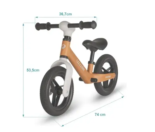 Balance bike Coccolle First Way Cookie Beige