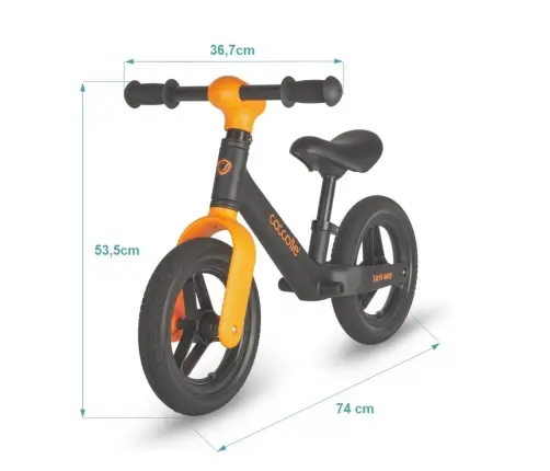 Balance bike Coccolle First Way Orange Shadow