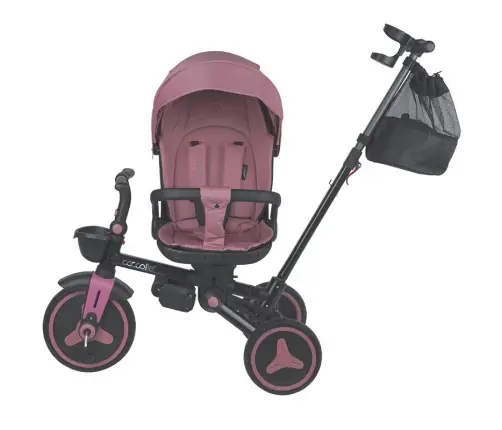 Coccolle Urbio Plus foldable tricycle Smoked Pink