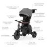 Tricycle Qplay Comfo Max Grey