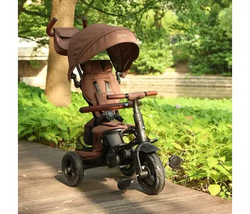 Tricycle Qplay Rito Deluxe Brown