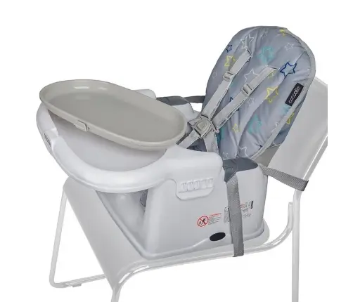 Coccolle Ziti Grey Stars Maitinimo kėdutė