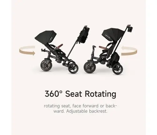 Tricycle Qplay Comfo Max Black