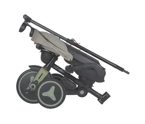 Coccolle Urbio Plus foldable tricycle Basil Green