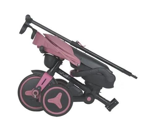 Coccolle Urbio Plus foldable tricycle Smoked Pink