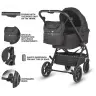 Travel system 2in1 Coccolle Serry Jet black