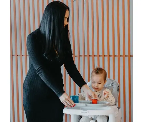 Coccolle  Ziti Grey Stars Barošanas krēsls