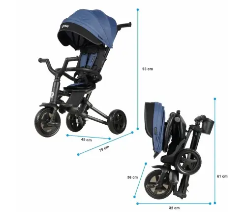 Tricycle  Qplay Nova Niello Blue