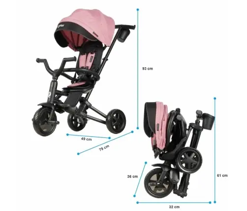 Tricycle  Qplay Nova Niello Pink
