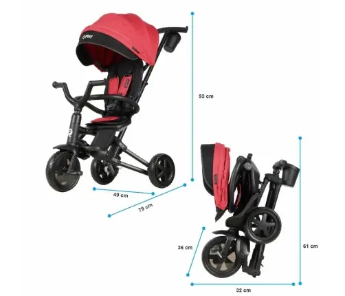 Tricycle  Qplay Nova Niello Red
