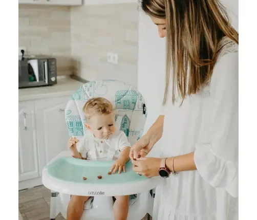 Coccolle Fino Pastel Turquoise Стульчик для кормления