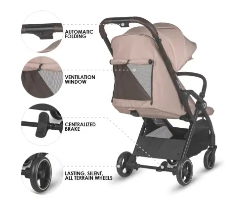 Autofold Sport Stroller Coccolle Arella Sand beige