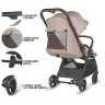 Autofold Sport Stroller Coccolle Arella Sand beige
