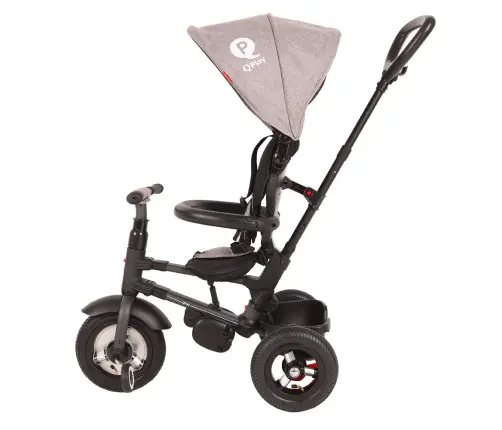 Qplay Rito AIR Tricycle with rubber inflated wheels Violet