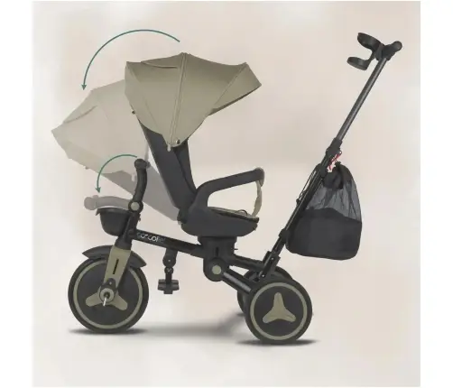 Coccolle Urbio Plus foldable tricycle Basil Green
