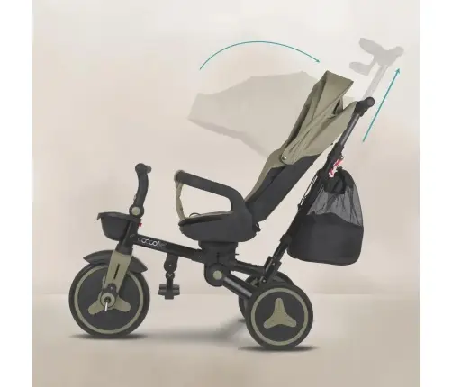 Coccolle Urbio Plus foldable tricycle Basil Green