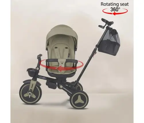 Coccolle Urbio Plus foldable tricycle Basil Green