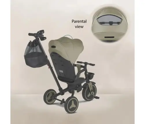 Coccolle Urbio Plus foldable tricycle Basil Green