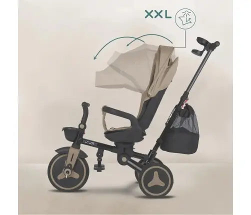 Coccolle Urbio Plus foldable tricycle Mocha Beige