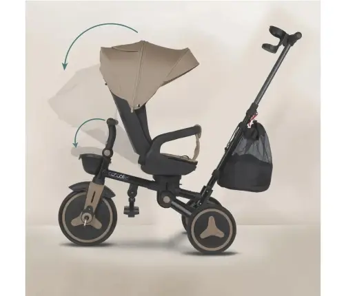 Coccolle Urbio Plus foldable tricycle Mocha Beige