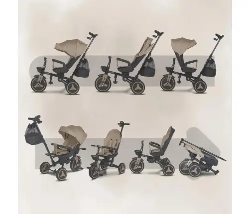 Coccolle Urbio Plus foldable tricycle Mocha Beige
