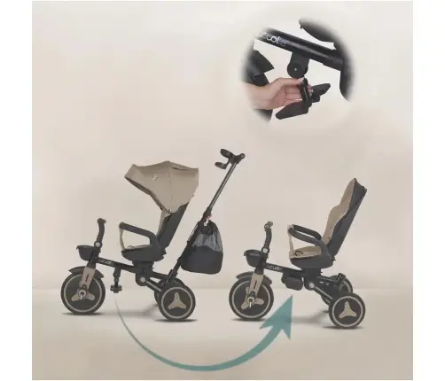 Coccolle Urbio Plus foldable tricycle Mocha Beige