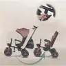 Coccolle Urbio Plus foldable tricycle Smoked Pink