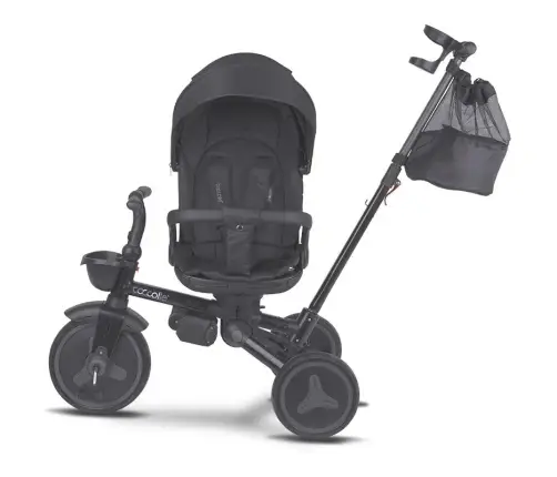 Coccolle Urbio Plus foldable tricycle Jet Black