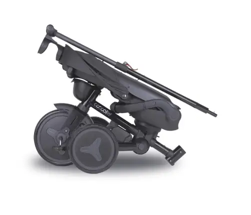 Coccolle Urbio Plus foldable tricycle Jet Black