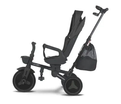 Coccolle Urbio Plus foldable tricycle Jet Black