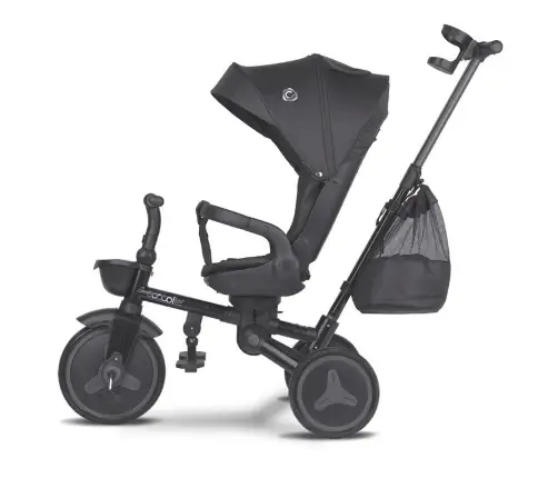 Coccolle Urbio Plus foldable tricycle Jet Black