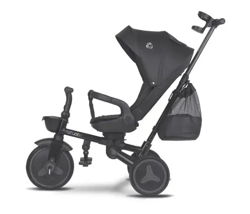 Coccolle Urbio Plus foldable tricycle Jet Black