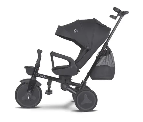 Coccolle Urbio Plus foldable tricycle Jet Black