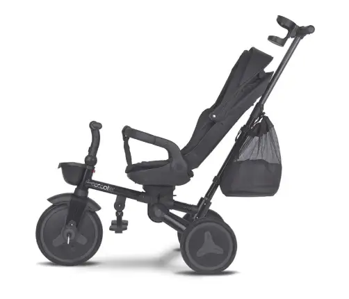 Coccolle Urbio Plus foldable tricycle Jet Black