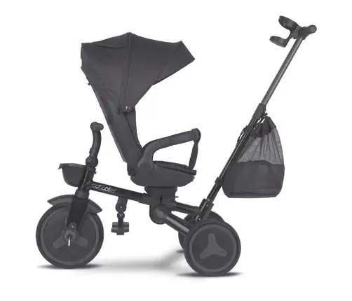 Coccolle Urbio Plus foldable tricycle Jet Black