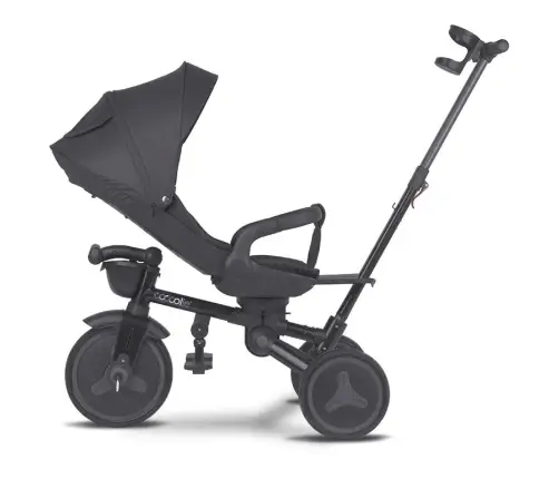 Coccolle Urbio Plus foldable tricycle Jet Black