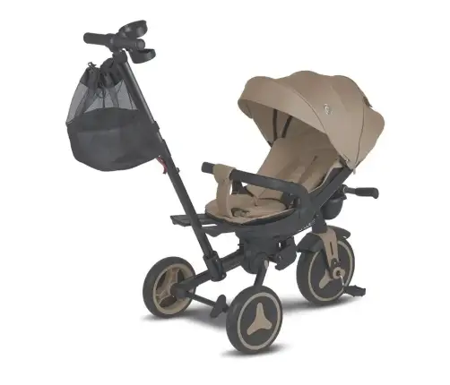 Coccolle Urbio Plus foldable tricycle Mocha Beige